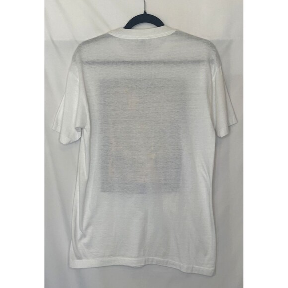 Vintage "The Instinct" T-Shirt White Size Medium Single Stitch 90s - Picture 6 of 6